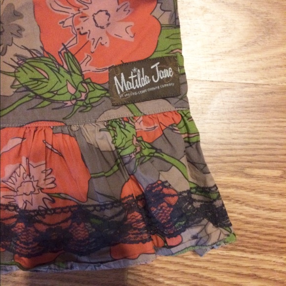 Like New! Matilda Jane floral ruffle pants - Picture 3 of 5
